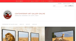 Desktop Screenshot of contemporaryartgalleryonline.com