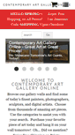 Mobile Screenshot of contemporaryartgalleryonline.com